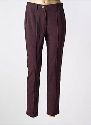 Pantalon slim talie elastică mărime normală violet ANNA MONTANA femeie