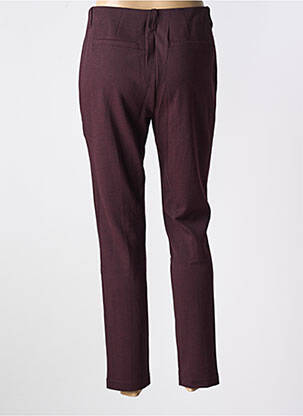 Pantalon slim talie elastică mărime normală violet ANNA MONTANA femeie
