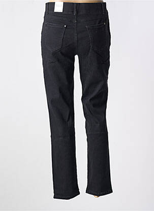 Pantalon slim broderie cu nituri mărime normală negru ANNA MONTANA femeie