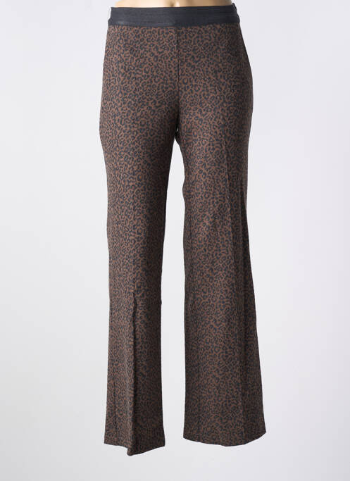 Pantalon drept maro ANNA MONTANA femeie