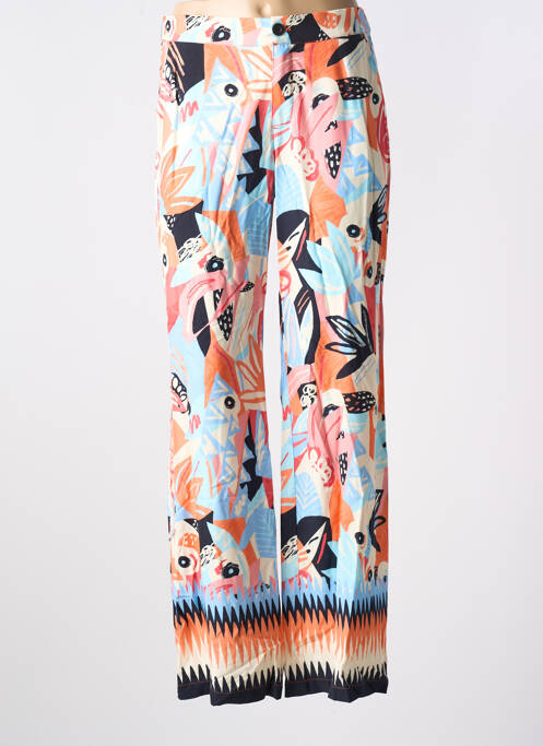 Pantalon drept albastru ANNA MONTANA femeie