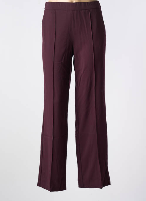 Pantalon drept violet ANNA MONTANA femeie