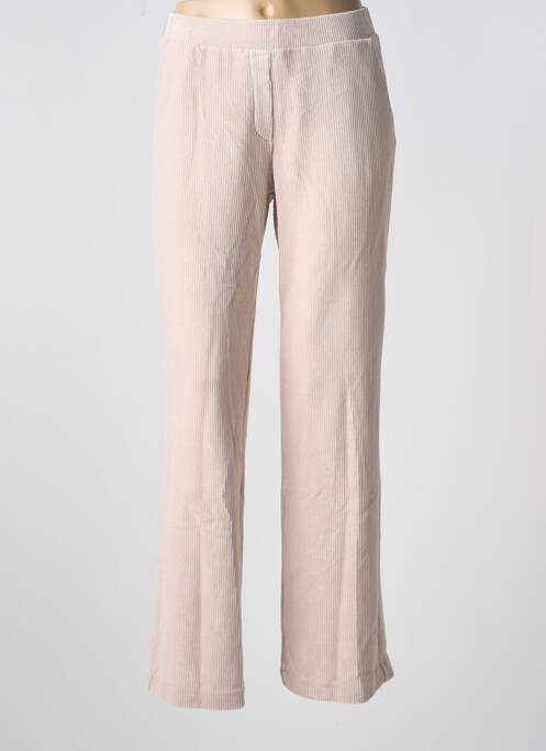 Pantalon drept bej ANNA MONTANA femeie
