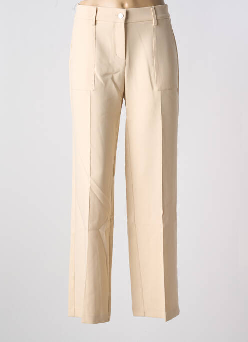 Pantalon drept bej ANNA MONTANA femeie