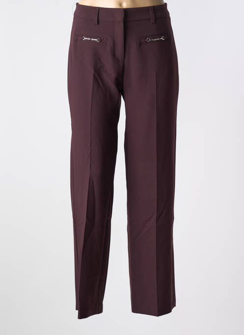 Pantalon drept violet ANNA MONTANA femeie