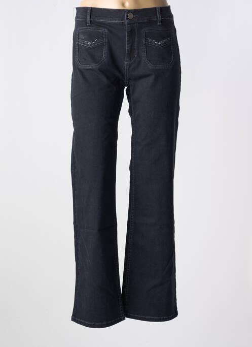 Blugi cu croială dreaptă negru ANNA MONTANA femeie