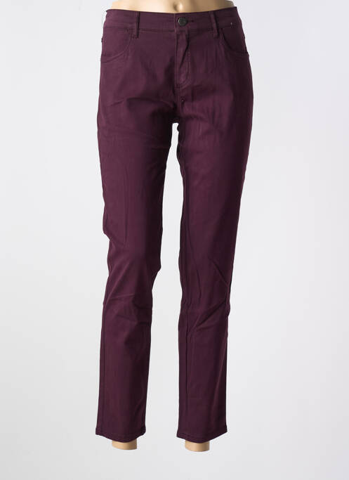 Pantalon slim violet ANNA MONTANA femeie