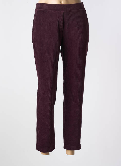 Pantalon drept violet ANNA MONTANA femeie