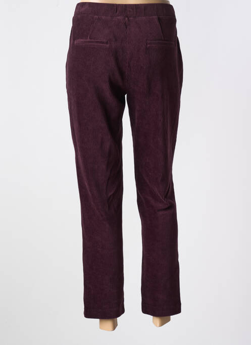 Pantalon drept violet ANNA MONTANA femeie