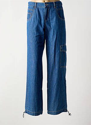 Blugi cu croială dreaptă albastru ANNA MONTANA femeie