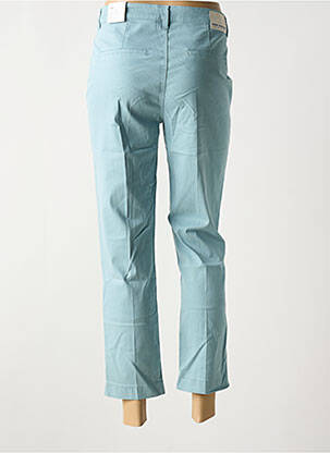 Pantalon 7/8 talie cu cleme mărime normală verde ANNA MARIA femeie