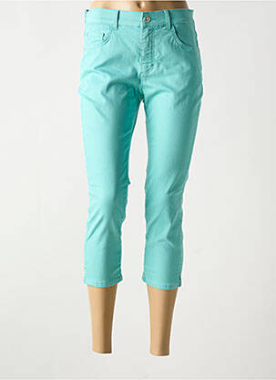 Pantalon trei sferturi verde ANNA MONTANA femeie