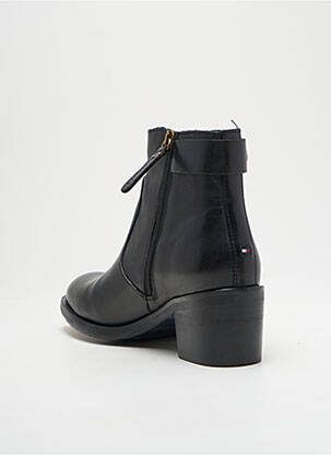 Botine/ghete material neted toc de 4 la 6 cm negru TOMMY HILFIGER femeie