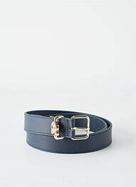 Curea efect material satinat albastru TOMMY HILFIGER femme