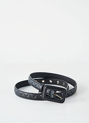 Curea efect material satinat negru ARMANI femeie