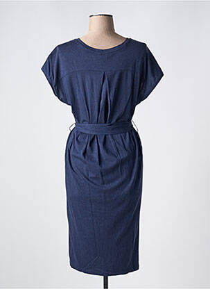 Rochie midi mâneci scurte mâneci scurte albastru GANT femeie