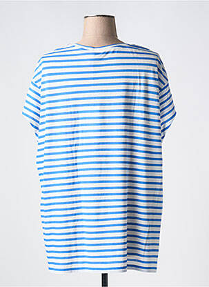 Tricou croială dreaptă mâneci scurte albastru CLOSED femeie