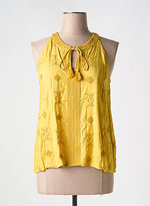 Top galben INDI & COLD femeie