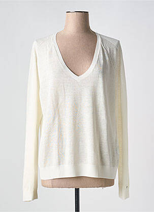 Pulover alb TOMMY HILFIGER femeie