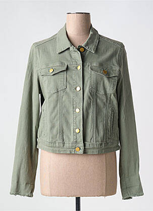 Jachete casual croială dreaptă verde SIGNE NATURE femeie
