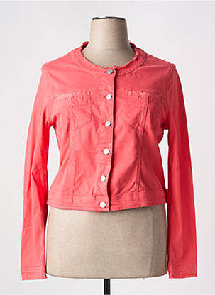 Jachete casual guler rotund roz SIGNE NATURE femeie