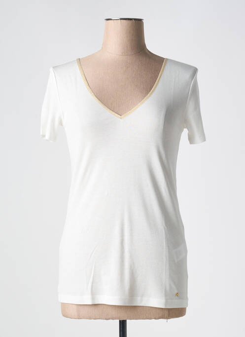 Tricou alb DES PETITS HAUTS femeie