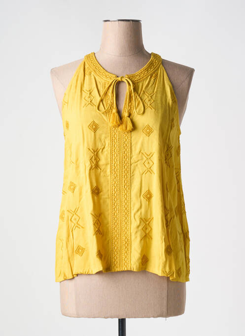 Top galben INDI & COLD femeie