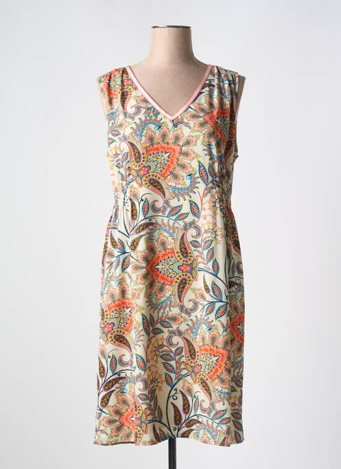 Rochie midi bej SIGNE NATURE femeie