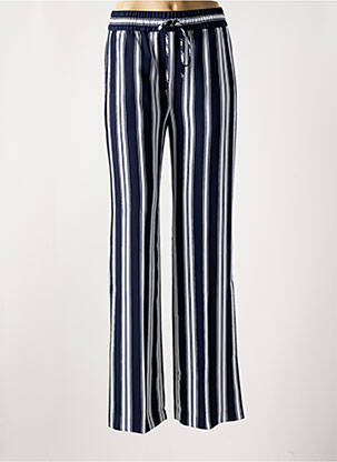 Pantalon drept talie elastică albastru TOMMY HILFIGER femeie