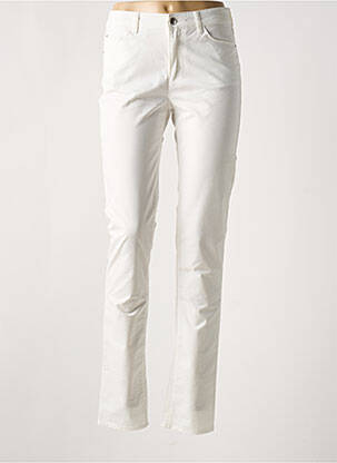 Pantalon slim alb EMPORIO ARMANI femeie