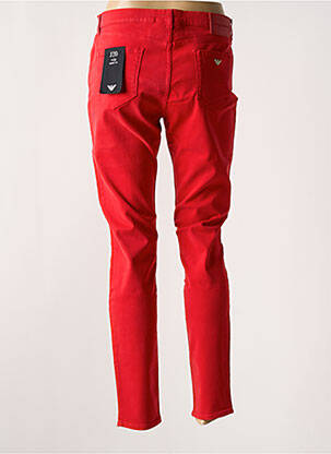 Pantalon slim buzunare roșu EMPORIO ARMANI femeie
