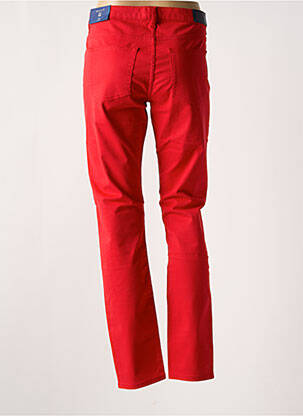 Pantalon slim buzunare roșu GANT femeie