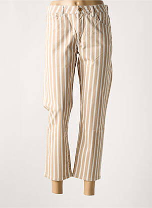 Pantalon 7/8 bej GANT femeie