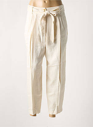 Pantalon drept bej PABLO femeie