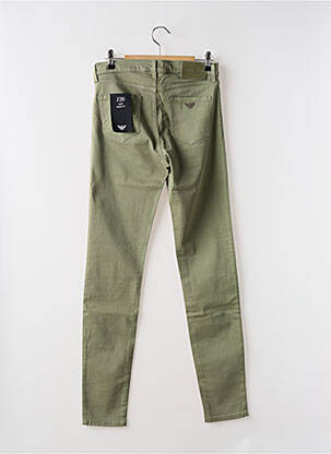 Pantalon slim buzunare verde EMPORIO ARMANI femeie
