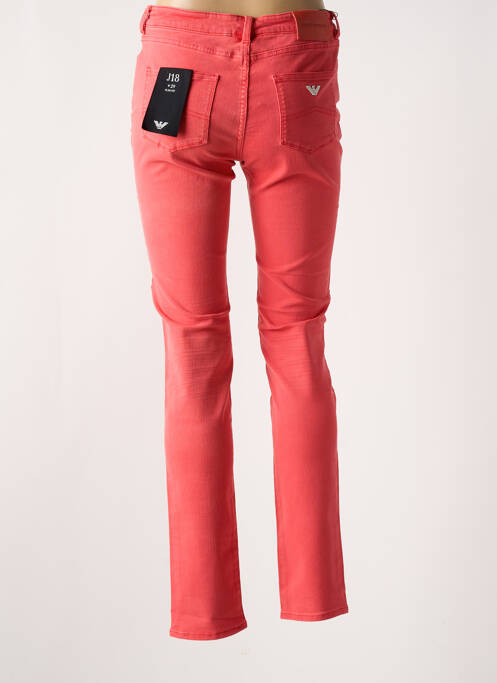 Pantalon slim roz EMPORIO ARMANI femeie