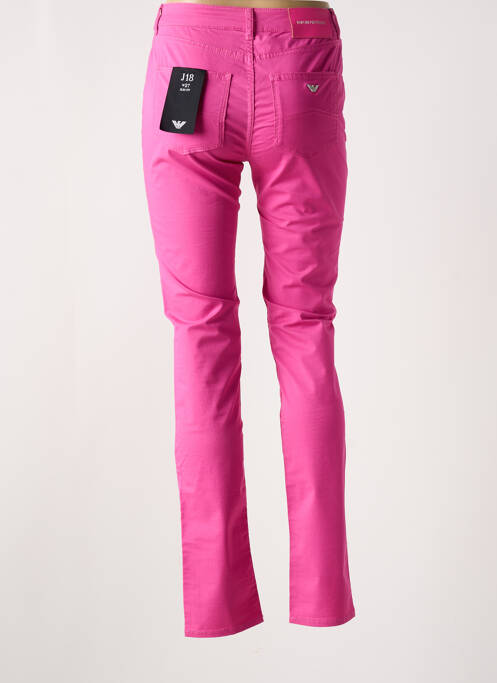 Pantalon slim roz EMPORIO ARMANI femeie