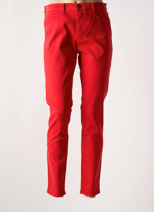 Pantalon slim roșu EMPORIO ARMANI femeie