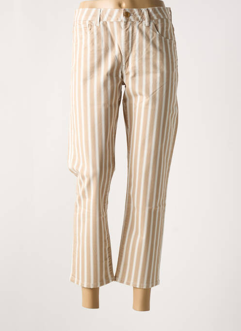 Pantalon 7/8 bej GANT femeie