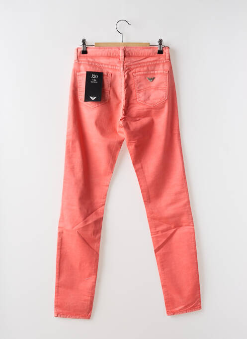 Pantalon slim roz EMPORIO ARMANI femeie