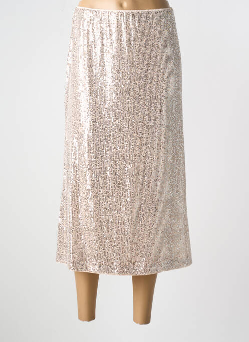Fustă lungă argintiu OUI femeie