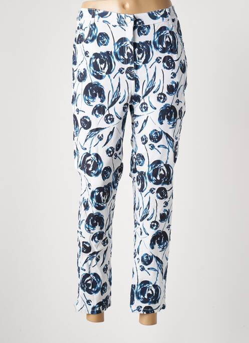 Blugi cu croială slim albastru AGATHE & LOUISE femeie