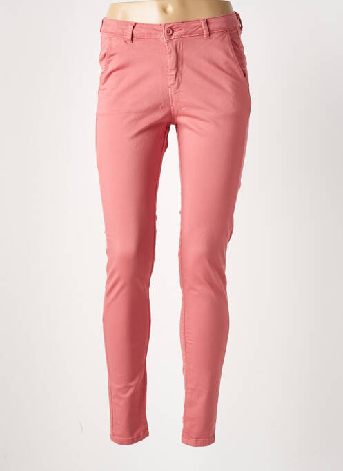 Pantalon chino roz LE TEMPS DES CERISES femeie