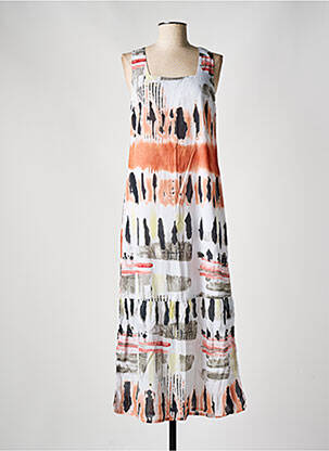 Rochie lungă portocaliu AGATHE & LOUISE femeie