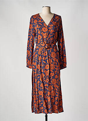 Rochie lungă maro KANOPE femeie