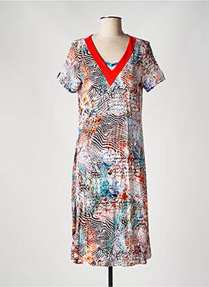 Rochie midi portocaliu MASSANA femeie