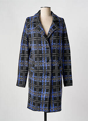 Palton lung albastru LOU LOU BY NALO femeie