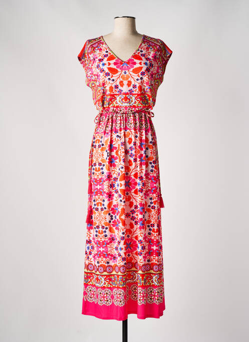 Rochie lungă roz OUI femeie