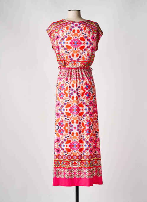 Rochie lungă roz OUI femeie