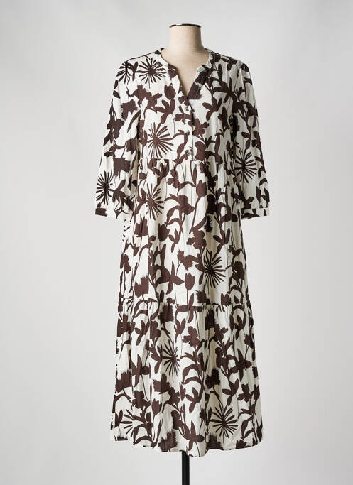 Rochie lungă maro OUI femeie